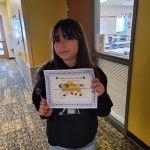 Student of the month 6th grade picture. Ariana Euiosite