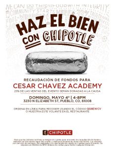 spanish chipotle flyer