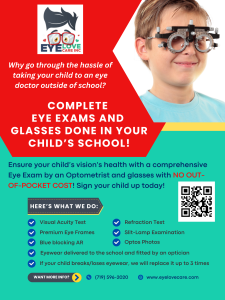 Eye Care Love event flyer